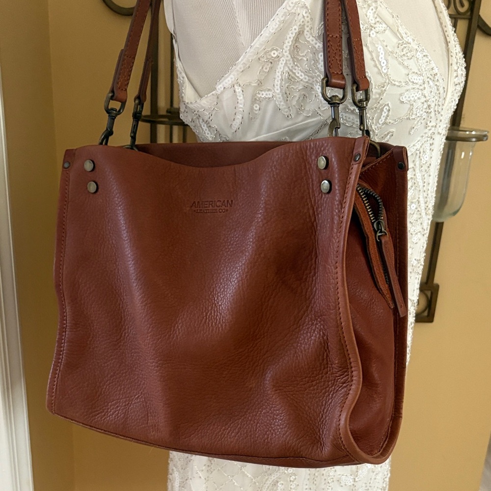 American Leather Co. Tan Shoulder Bag